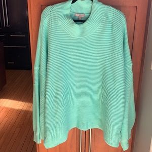 Teal sweater